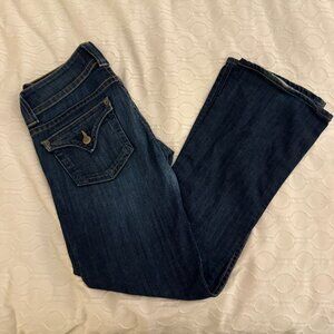 Hudson Women's Signature Bootcut Jeans - Dark Wash, Size 27